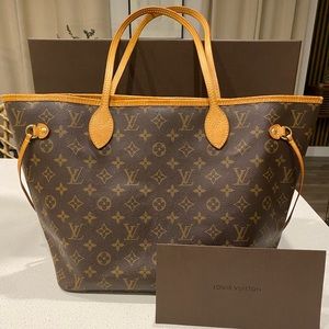 ‼️FINAL SALE‼️ Authentic Louis Vuitton Monogram Neverfull MM Cerise